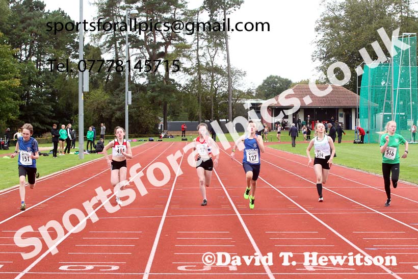 100 metres, NECAA Open Meeting, Morpeth, Sunday, September 27th. David T. Hewitson/Sports for All Pics